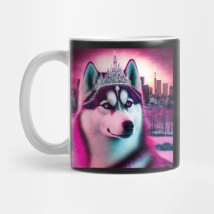 Siberian Husky In Canada Mug